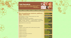 Desktop Screenshot of kult-paznokcia.pl